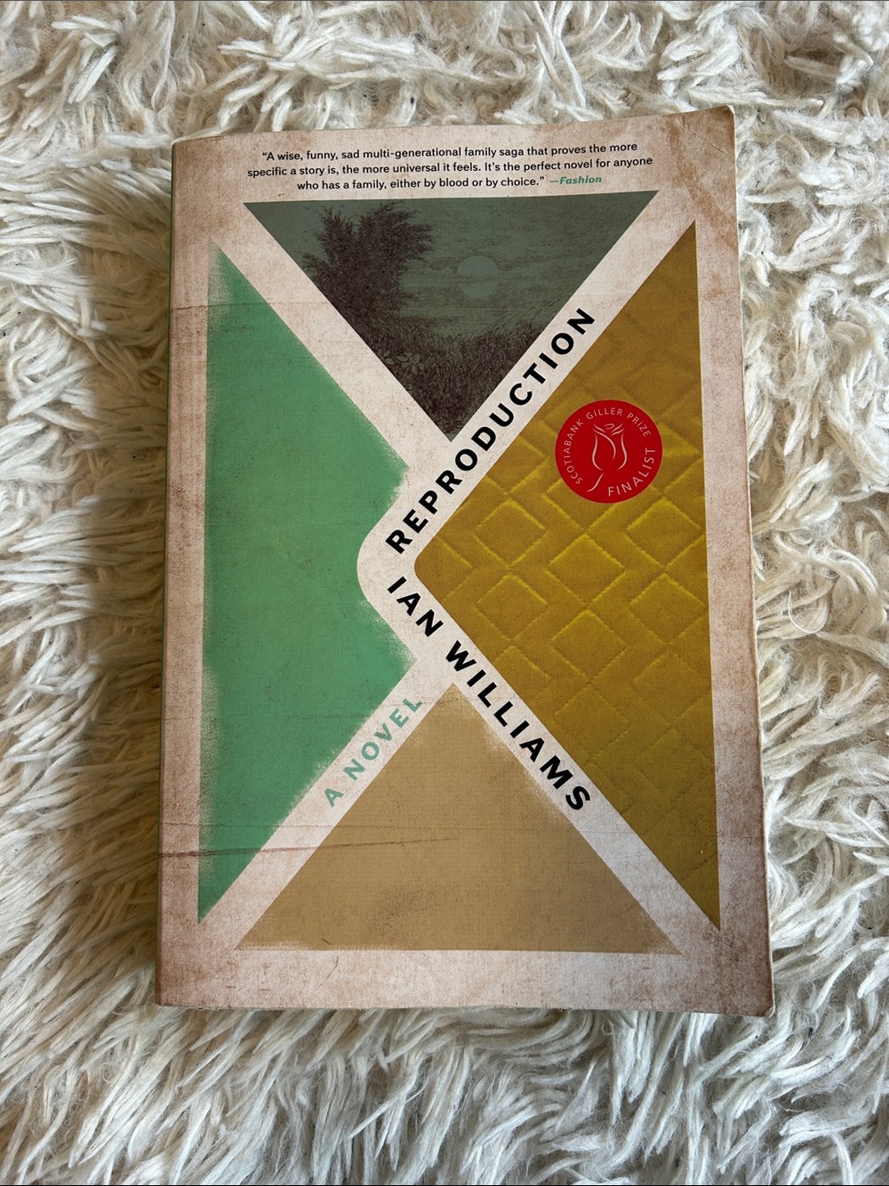 "Reproduction" Novel - Green & Gold Cover, by Ian Williams